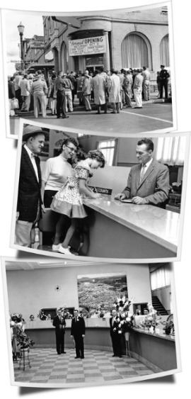 Citizens Bank 1957 historical photos