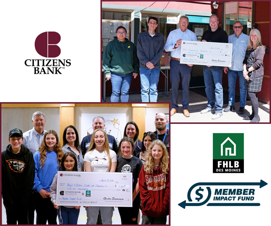Member Impact Grant check presentations