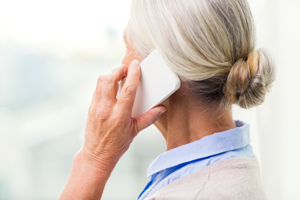 Senior Woman on a Cell Phone